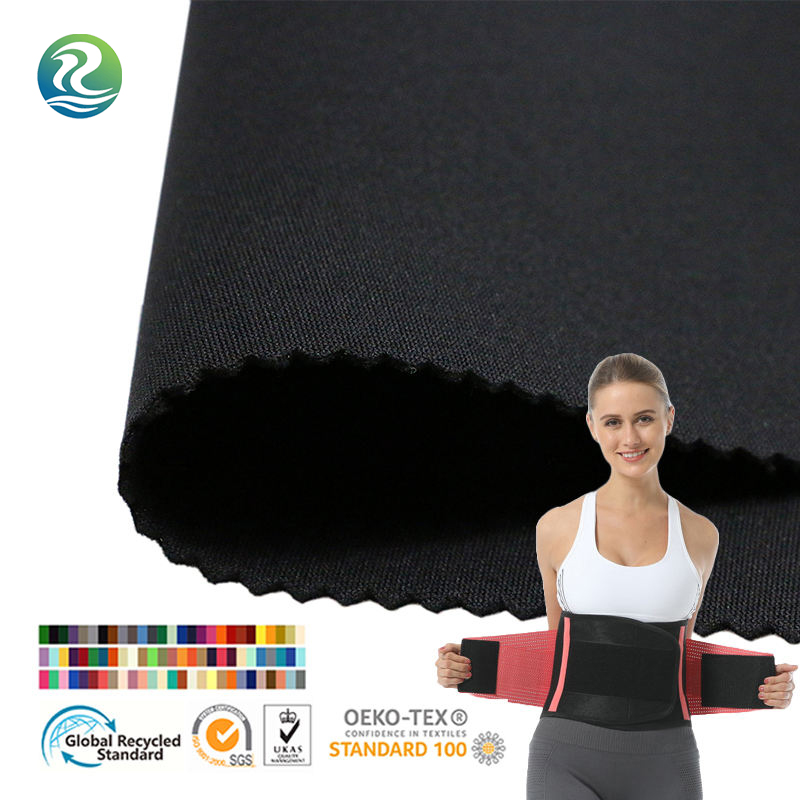 3-4mm Neoprene SBR Sport Protection Double Sided Nylon Fabric Custom Laminate Neoprene Fabric